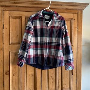 Women’s Orvis Plaid Western Button Down Shacket